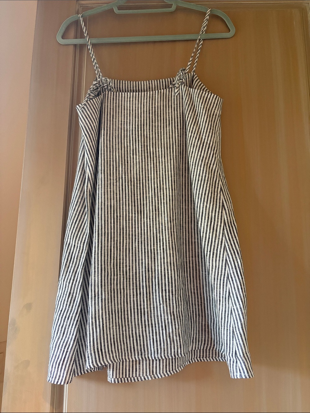 Reformation Striped Mini Dress in Black and White - Picture 4 of 5